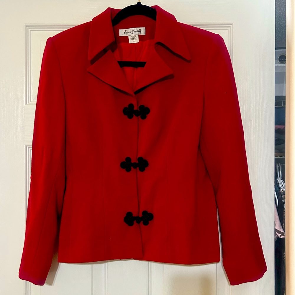 Vintage Enrico Fratelli 100% Wool Blazer